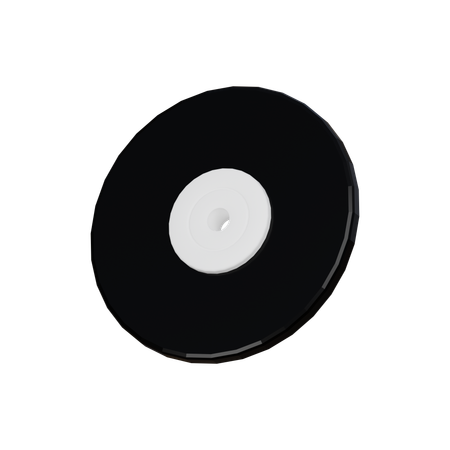 Record  3D Icon