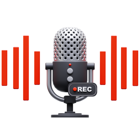 Record  3D Icon