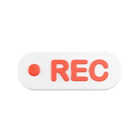 Record  3D Icon