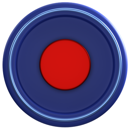 Record Button  3D Icon