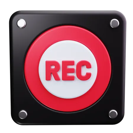 Record Button  3D Icon