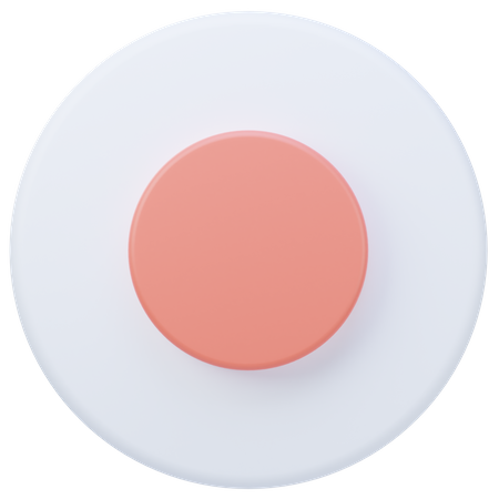 Record Button  3D Icon