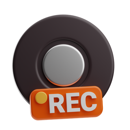 Record Label  3D Icon