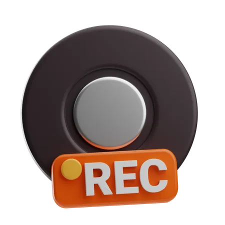 Record Label  3D Icon