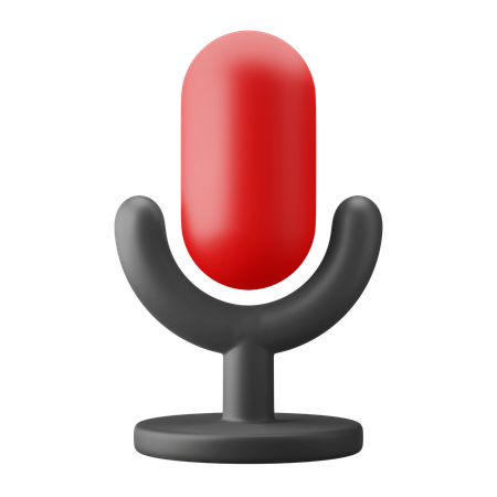 Record Mic  3D Icon