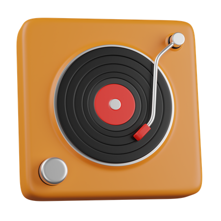 Record Player  3D Icon