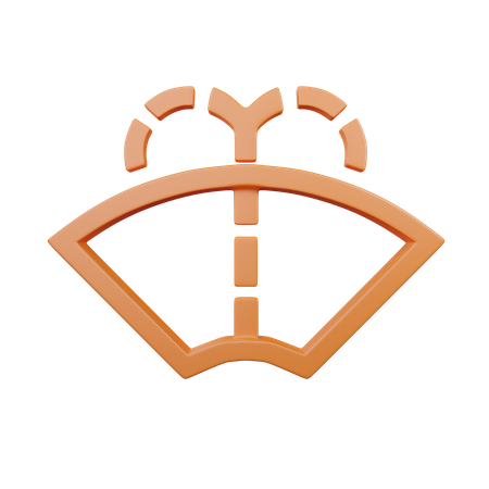 Recordatorio de líquido lavaparabrisas  3D Icon
