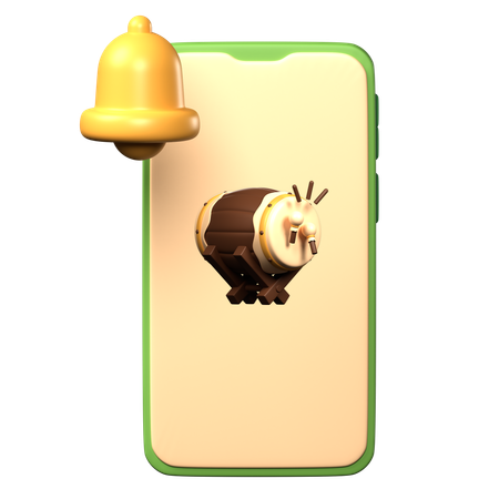 Recordatorio de hora de Iftar  3D Icon