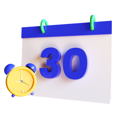 Recordatorio mensual  3D Icon