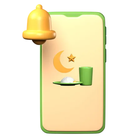 Recordatorio de sahur  3D Icon