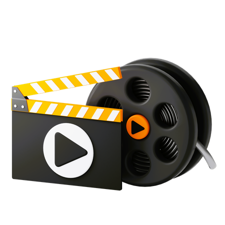 Recording Film  3D Icon