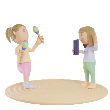 Recording Maracas Play  3D Icon
