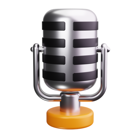 Recording Mic  3D Icon