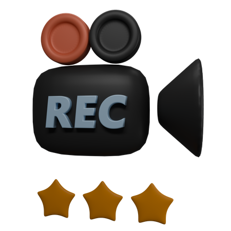 Recording Review  3D Icon