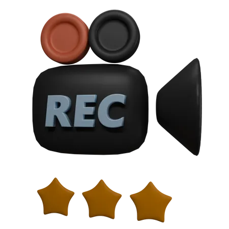 Recording Review  3D Icon
