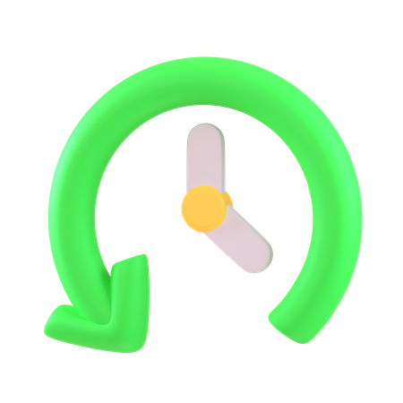 Recovery Time  3D Icon