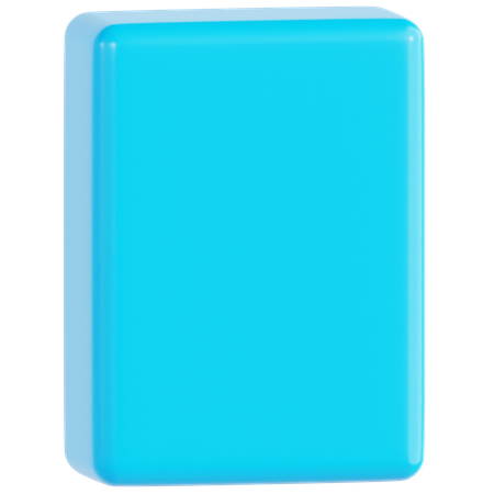 Rectangle  3D Icon