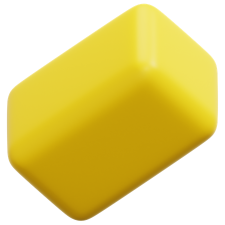 Rectangle  3D Icon