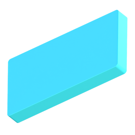 Rectangle  3D Icon