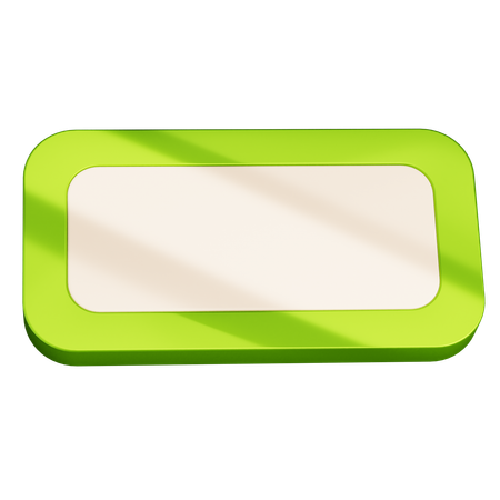 Rectangle  3D Icon