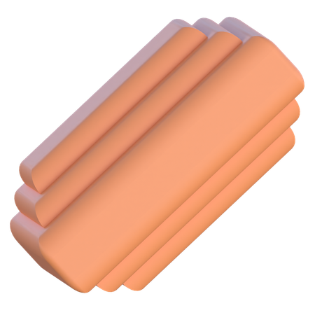 Rectangle Block  3D Icon