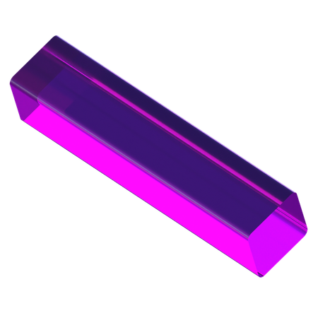 Rectangle Cube Shape  3D Icon