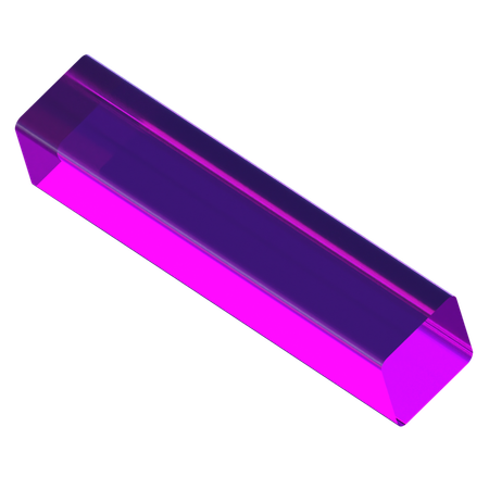 Rectangle Cube Shape  3D Icon