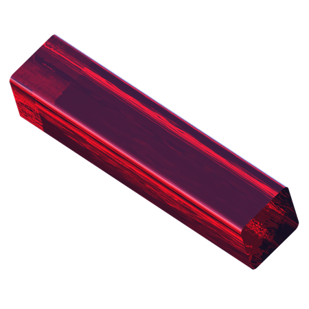 Rectangle Cube Shape  3D Icon