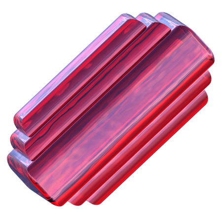 Rectangle Cube Shape  3D Icon
