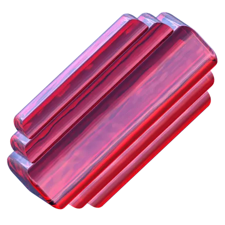 Rectangle Cube Shape  3D Icon