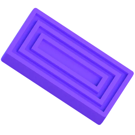 Rectangle Maze  3D Icon