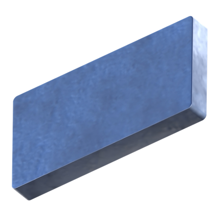 Rectangle Shape  3D Icon