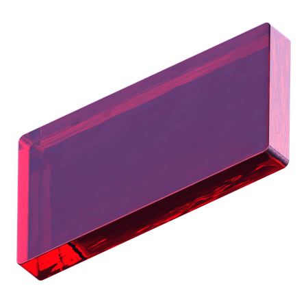 Rectangle Shape  3D Icon