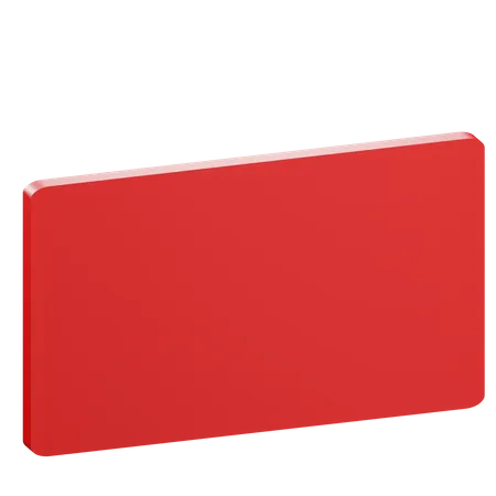 Rectangle Shape  3D Icon