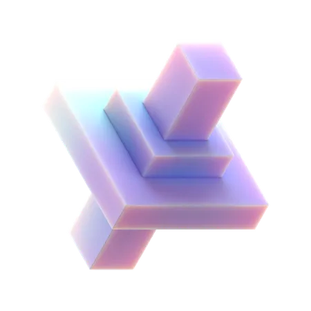 Rectangles  3D Icon