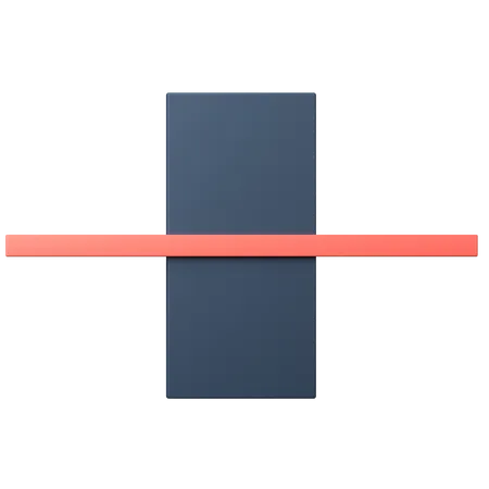 Rectangular  3D Icon