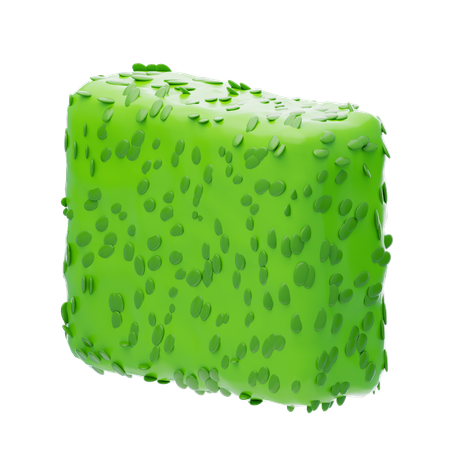 Rectangular Hedge Bush  3D Icon