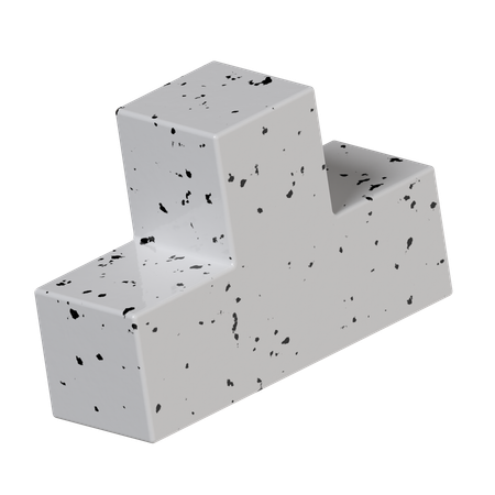 Rectangular Marble  3D Icon