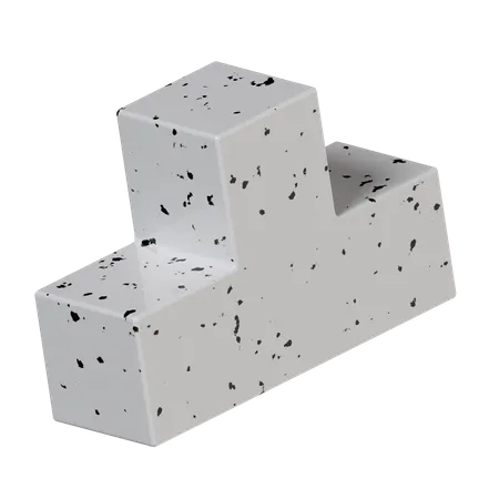 Rectangular Marble  3D Icon