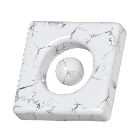 Rectangular Marble  3D Icon