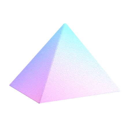 Rectangular Pyramid  3D Icon