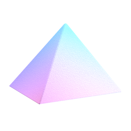 Rectangular Pyramid  3D Icon