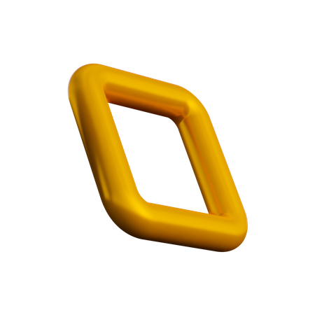 Rectangular Shape  3D Icon