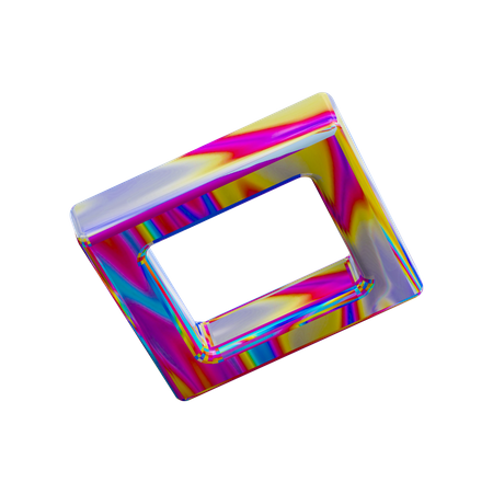 Rectangular Shape  3D Illustration