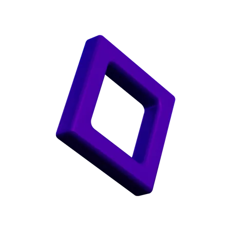 3 D Abstract Shape Icon 3D Illustration