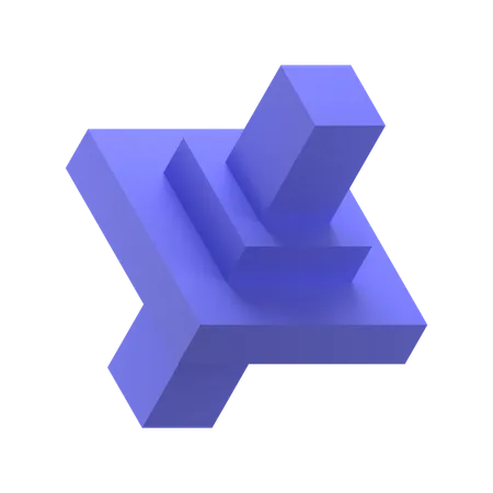 Rectángulos  3D Icon