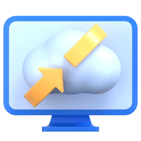 Recuperación de la nube  3D Icon