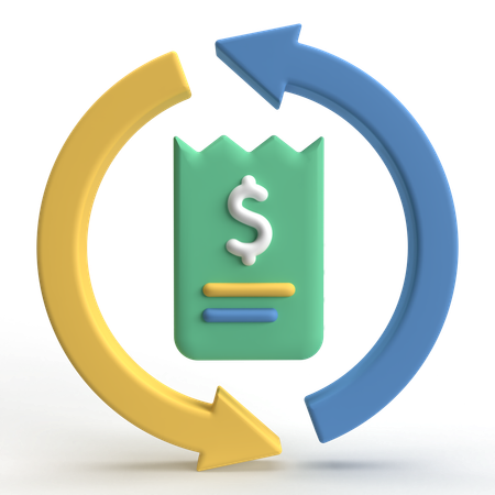 Recurring Payment  3D Icon