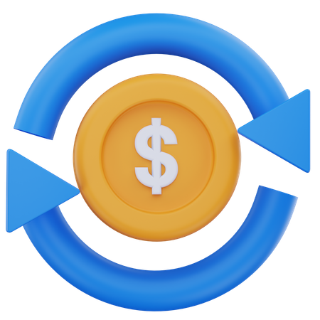 Recurring Payment  3D Icon