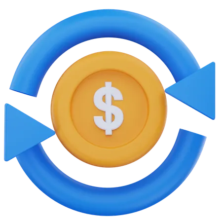 Recurring Payment  3D Icon